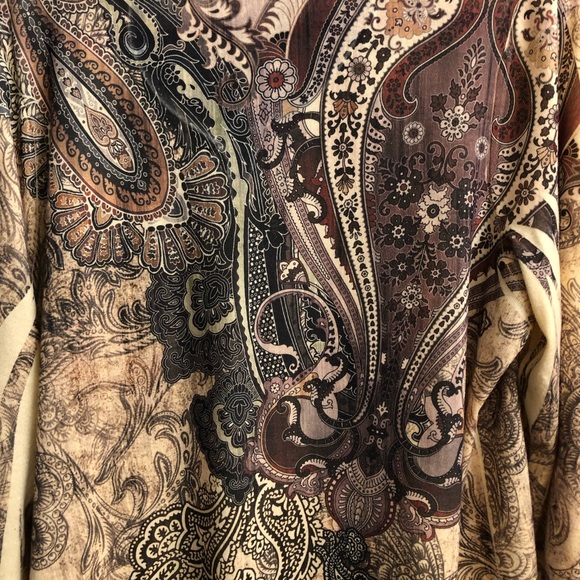 B.L.E.U. Embellished Plus Size 2X Top - Picture 5 of 5